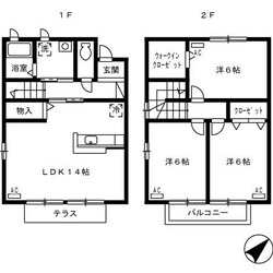 ガーデンハウス 胡麻川原の物件間取画像